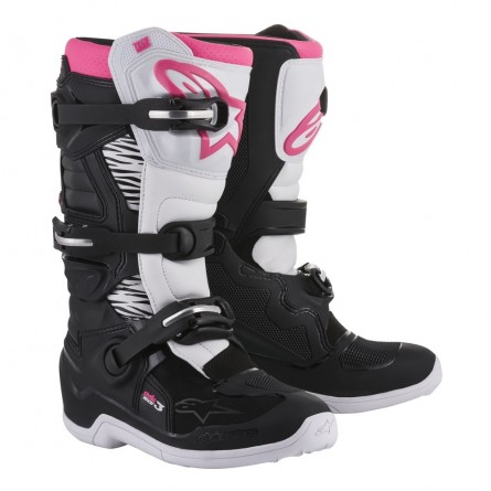 Alpinestars | Crosslaarzen Tech 3 stella Roze/ Wit/ Zwart